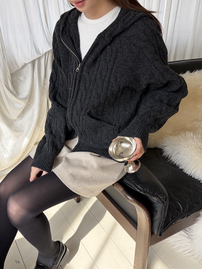 THE ABLE韓國代購㊣女裝新款25秋冬熱賣時尚職業真品短褲羊毛THE ABLE/TA短褲