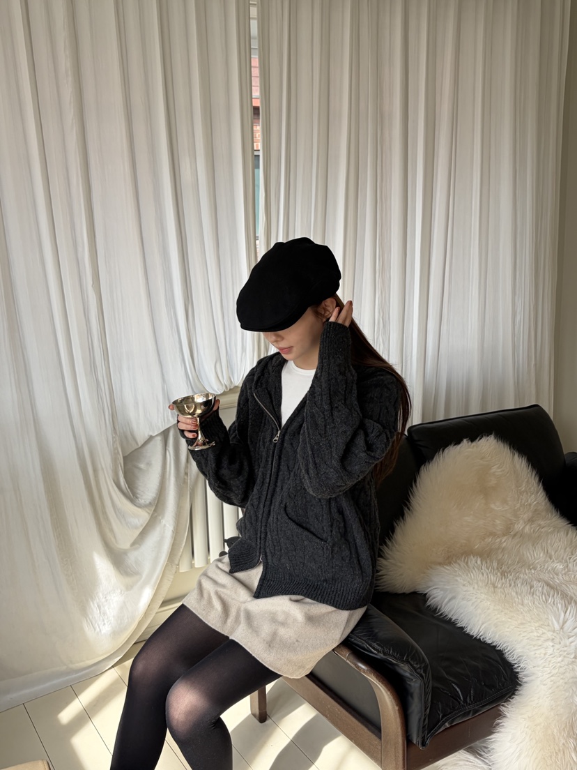 THE ABLE韓國代購㊣女裝新款25秋冬熱賣時尚職業真品短褲羊毛THE ABLE/TA短褲