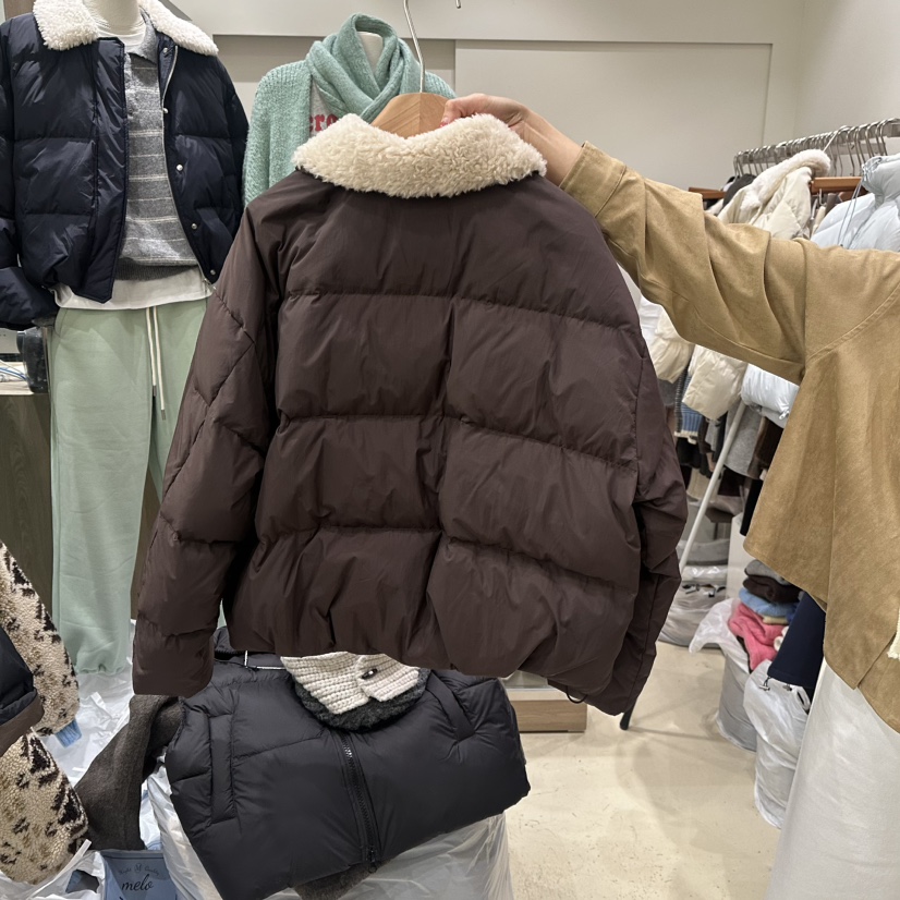 MELO東大門㊣代購女士新款真品休閑職業熱賣推薦短款羽絨服MELO短款羽絨服