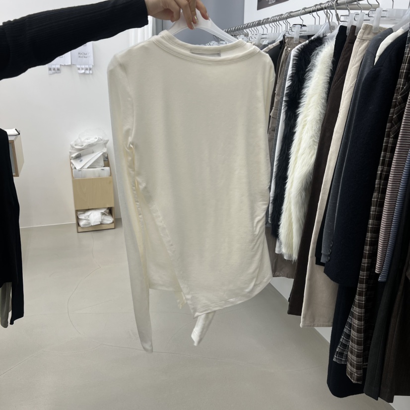 STAINLESS韓國代購㊣女裝新款休閑時尚推薦職業真品長袖T恤STAINLESS長袖T恤