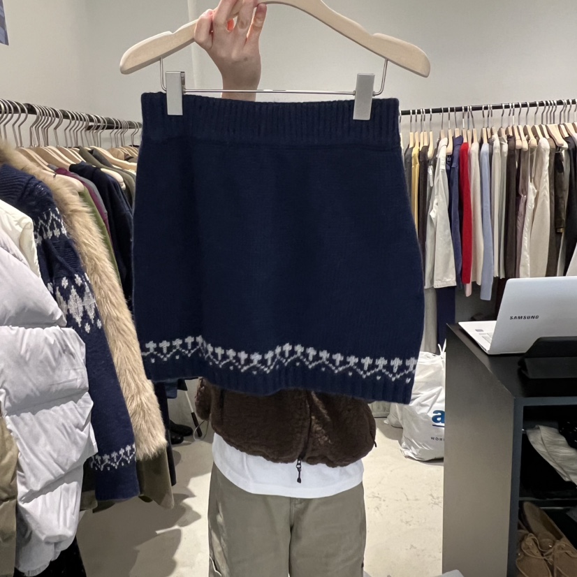 PLATE韓國直郵㊣女裝新品休閑熱賣真品人氣25秋冬職業時尚短裙PLATE短裙圖色1