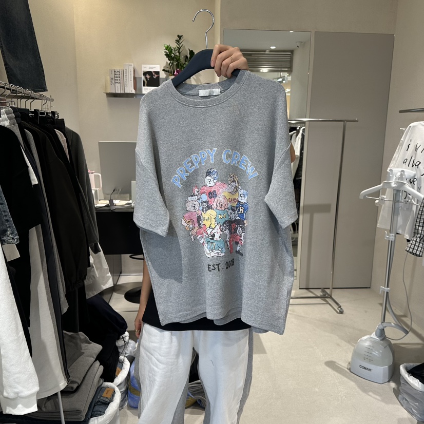 MEMO CLASSIC韓國直郵㊣女裝新款25秋冬熱賣職業時尚人氣T恤MEMO CLASSICT恤圖色2