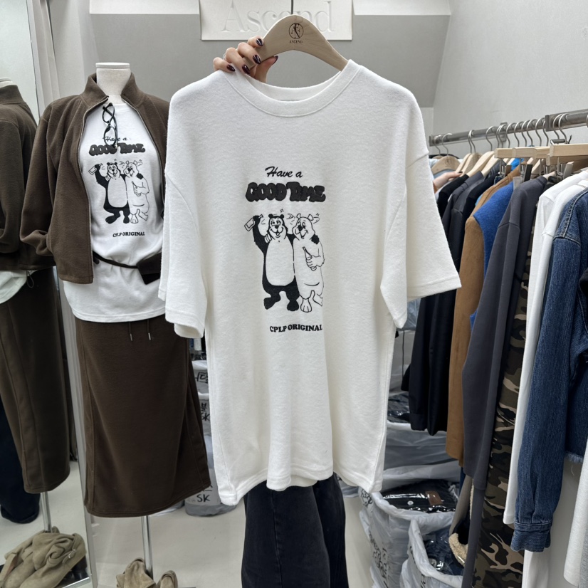 ASCEND東大門㊣實拍女士新款職業真品推薦休閑熱賣25秋冬T恤ASCENDT恤圖色1