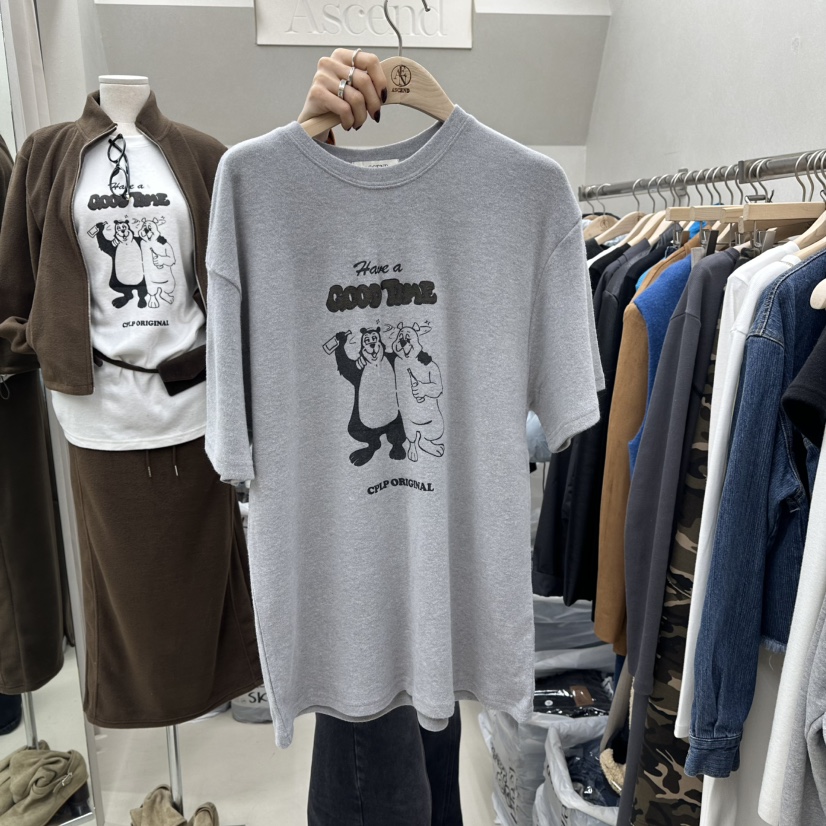 ASCEND東大門㊣實拍女士新款職業真品推薦休閑熱賣25秋冬T恤ASCENDT恤圖色3