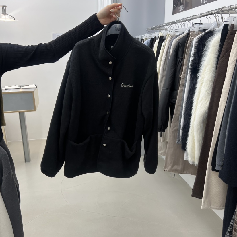 STAINLESS東大門㊣實拍女士新款職業時尚休閑25秋冬衛衣連帽STAINLESS衛衣圖色3