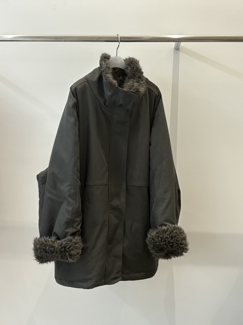 THERE東大門㊣直郵女士新品休閑25秋冬推薦時尚人氣夾克羊毛皮THERE夾克圖色2