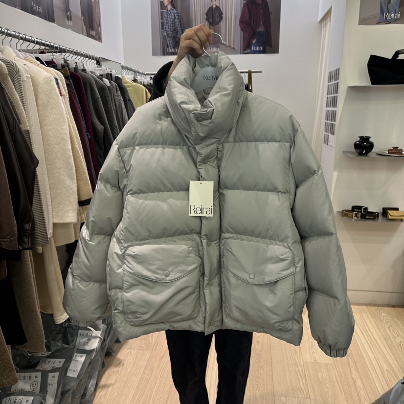 REIRAI韓國代購㊣女士新品時尚推薦熱賣25秋冬短款羽絨服絨Reirai短款羽絨服圖色2