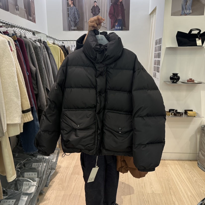 REIRAI韓國代購㊣女士新品時尚推薦熱賣25秋冬短款羽絨服絨Reirai短款羽絨服圖色4