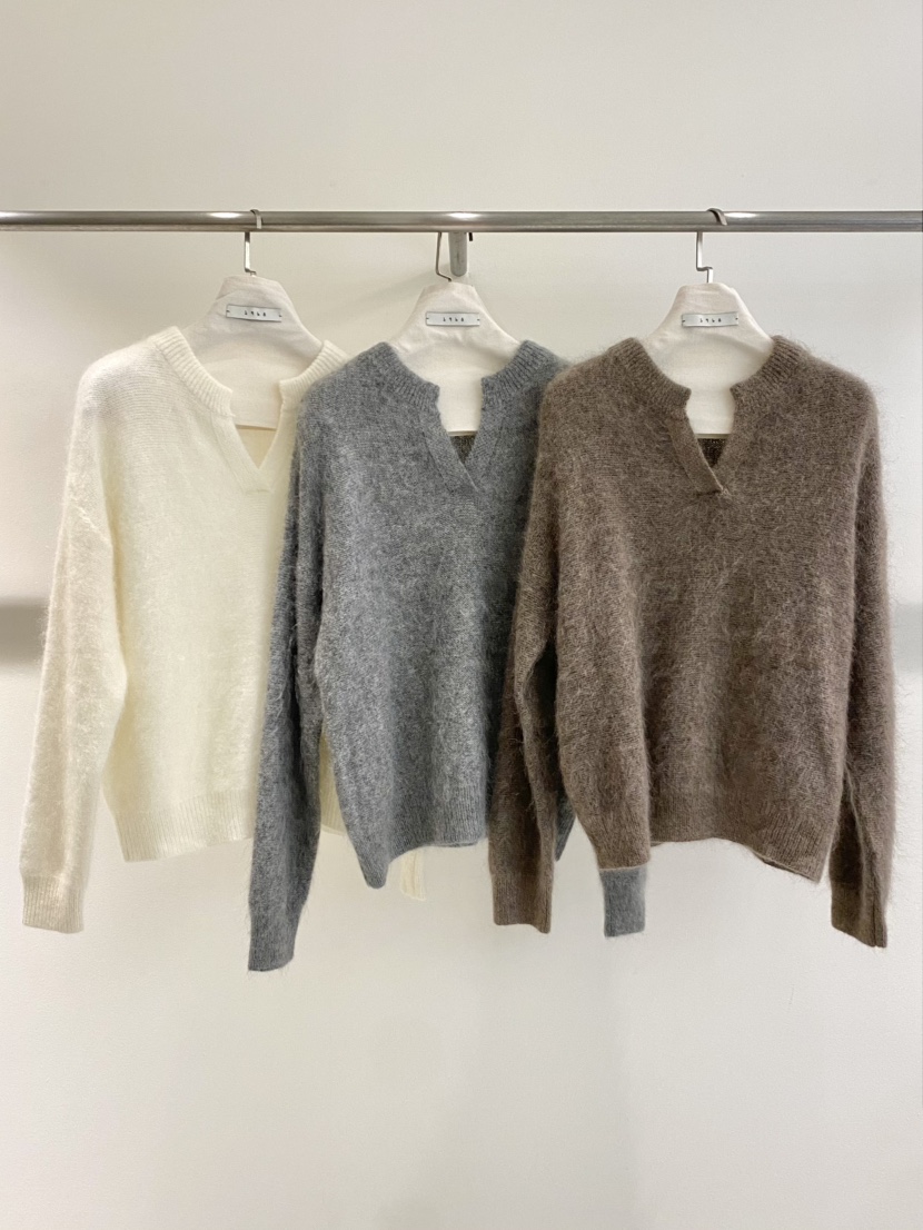 1968韓國代購㊣女裝新品熱賣職業真品推薦時尚針織衫安哥拉1968/YEOUYA針織衫