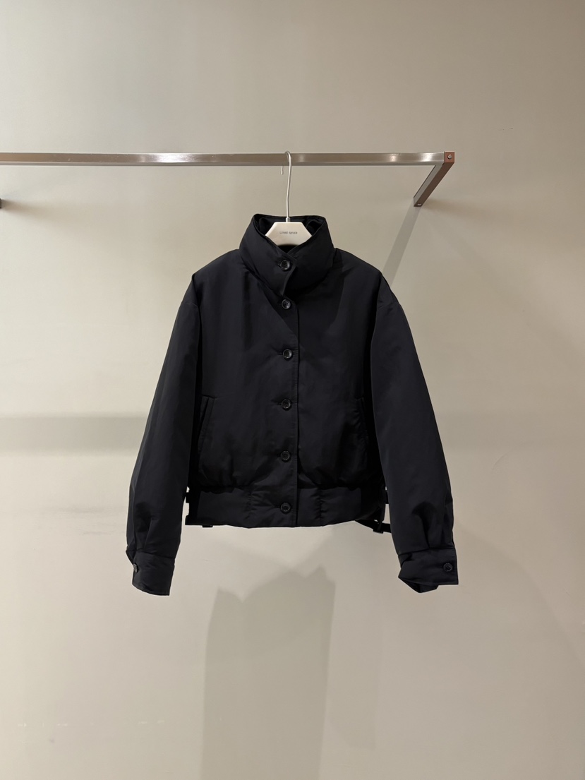 LIMED SPRUCE韓國代購㊣女裝新品25秋冬人氣短款羽絨服鵝絨LIMED SPRUCE短款羽絨服圖色2黑色