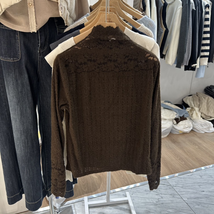 ABLESTUDIO東大門㊣代購女士新款人氣時尚熱賣推薦休閑針織衫ABLESTUDIO針織衫圖色3