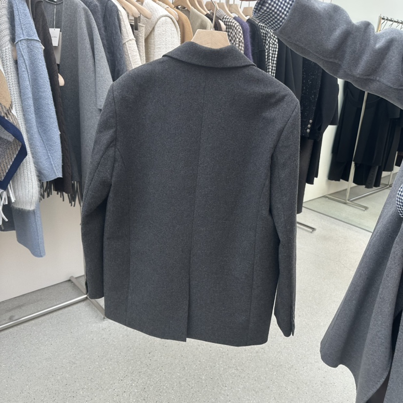 JUJU韓國代購㊣女裝新品時尚休閑25秋冬推薦熱賣真品短款大衣JUJU短款大衣