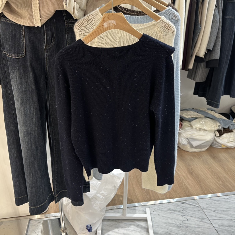 ABLESTUDIO東大門㊣代購女裝新品真品休閑人氣推薦時尚針織衫ABLESTUDIO針織衫