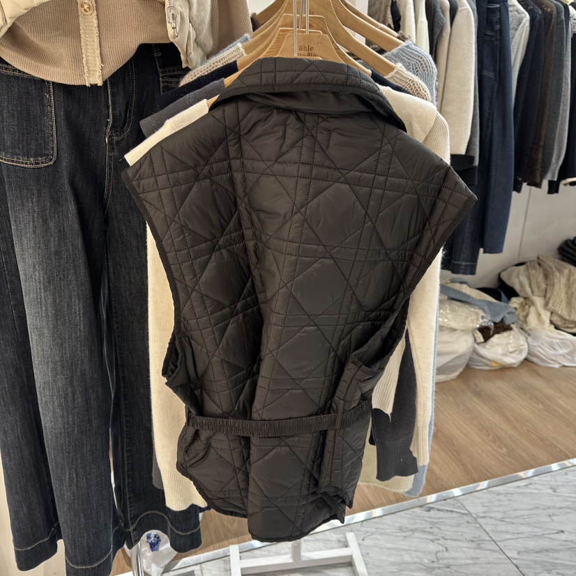 ABLESTUDIO東大門㊣實拍女裝新款25秋冬人氣真品時尚馬甲絎縫ABLESTUDIO馬甲