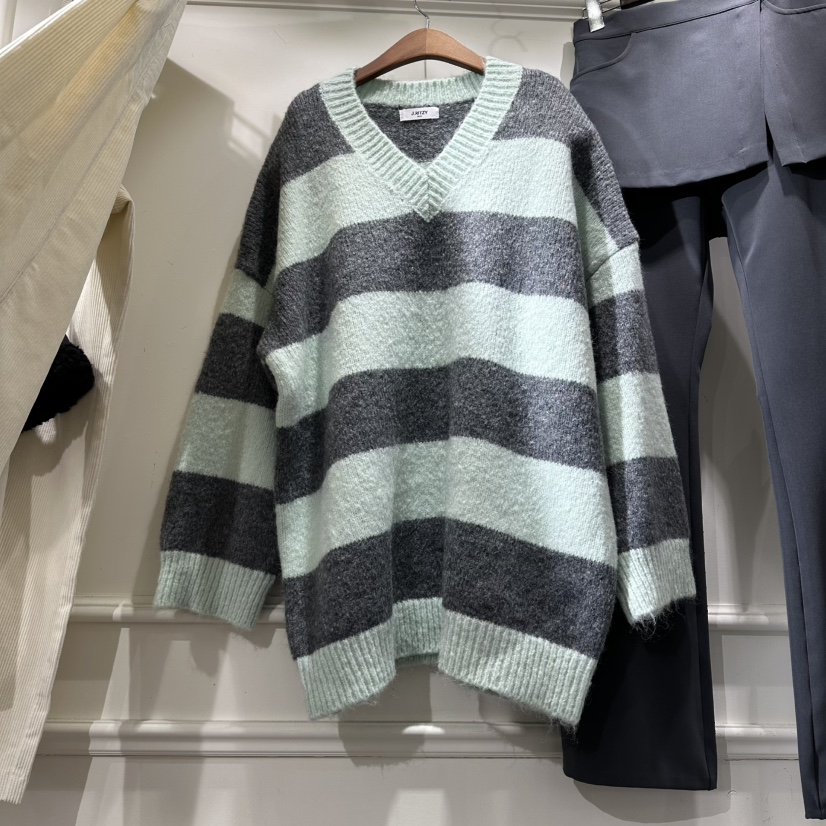 J.RITZY韓國代購㊣女裝新品熱賣25秋冬人氣休閑時尚針織衫J.RITZY針織衫圖色4