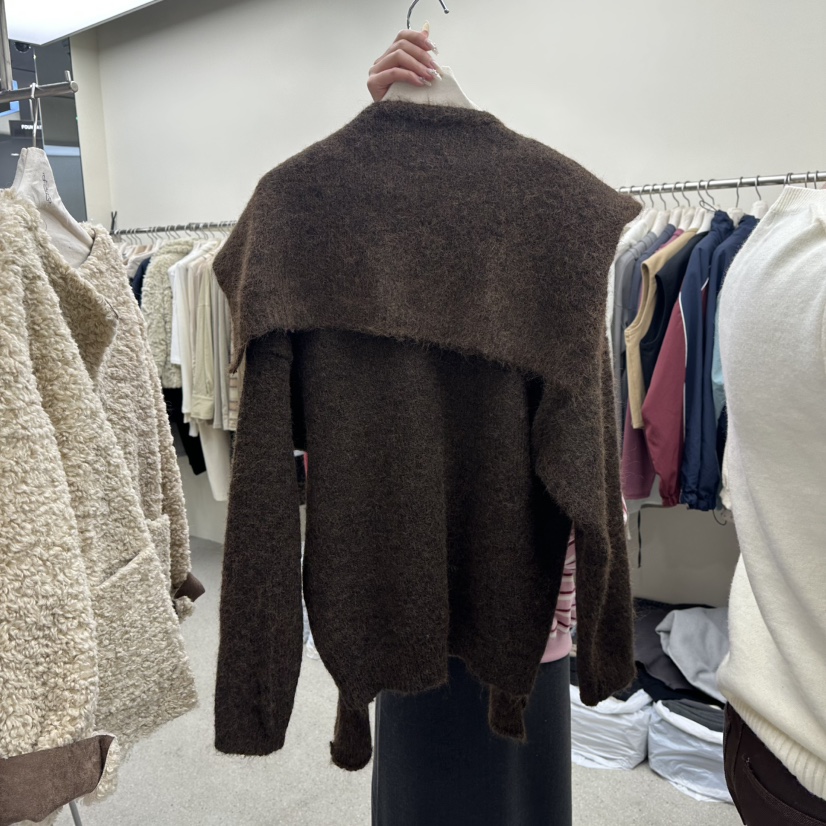 AMOEBA東大門㊣實拍女裝新款推薦25秋冬時尚真品休閑套裝披肩AMOEBA套裝