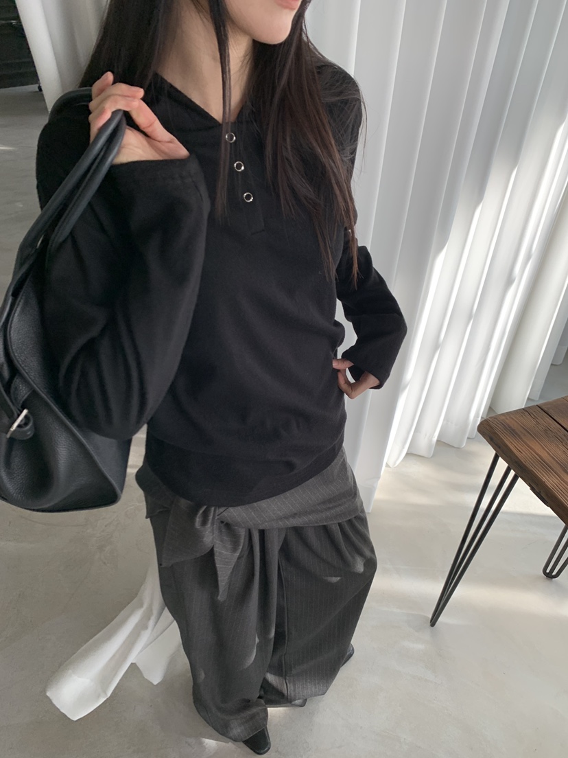 TRUE東大門㊣直郵女士新款人氣職業時尚25秋冬真品休閑長袖T恤TRUE長袖T恤圖色3