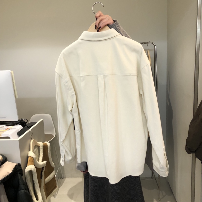 OUTRENE韓國代購㊣女裝新品熱賣人氣25秋冬時尚推薦襯衫蕾絲衫OUTRENE襯衫/蕾絲衫