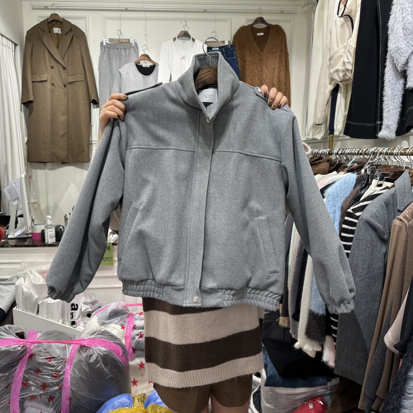 J.RITZY韓國代購㊣女裝新品休閑真品時尚人氣熱賣25秋冬夾克J.RITZY夾克圖色2