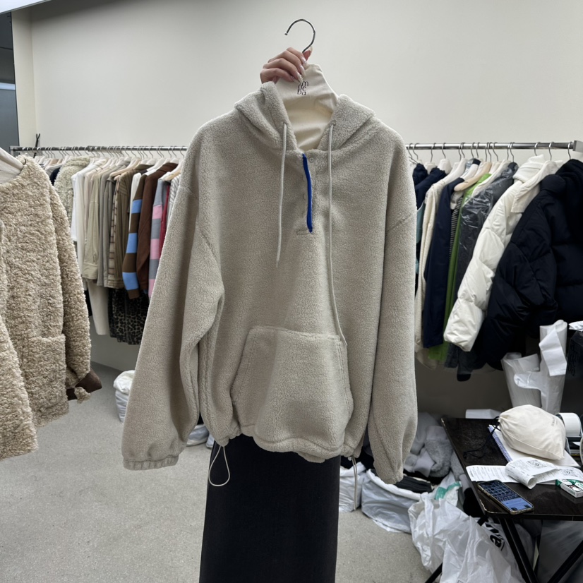 AMOEBA韓國直郵㊣女士新品推薦25秋冬人氣職業休閑真品衛衣AMOEBA衛衣圖色1