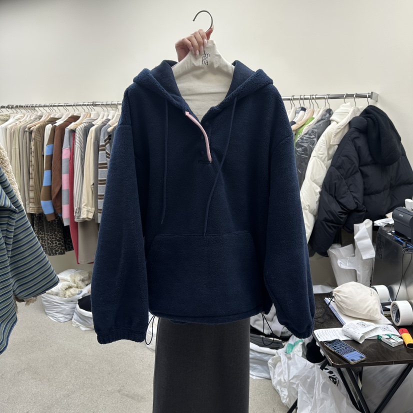 AMOEBA韓國直郵㊣女士新品推薦25秋冬人氣職業休閑真品衛衣AMOEBA衛衣圖色2