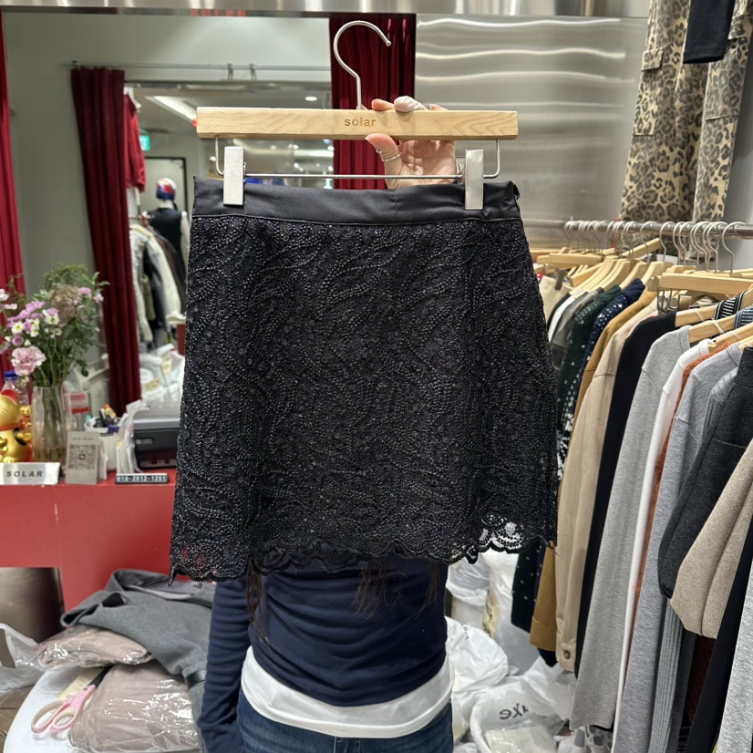 SOLAR韓國直郵㊣女裝新品熱賣休閑人氣職業時尚25秋冬推薦短裙SOLAR短裙圖色2