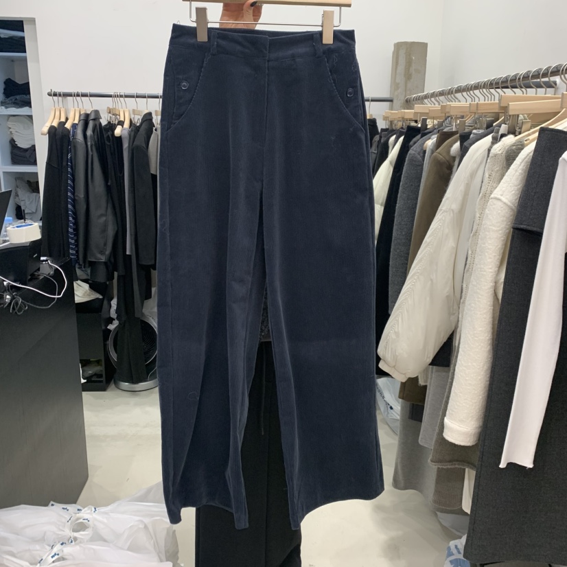 RECOVER東大門㊣直郵女裝新品職業25秋冬時尚推薦真品休閑褲RECOVER/MOMENT休閑褲圖色1