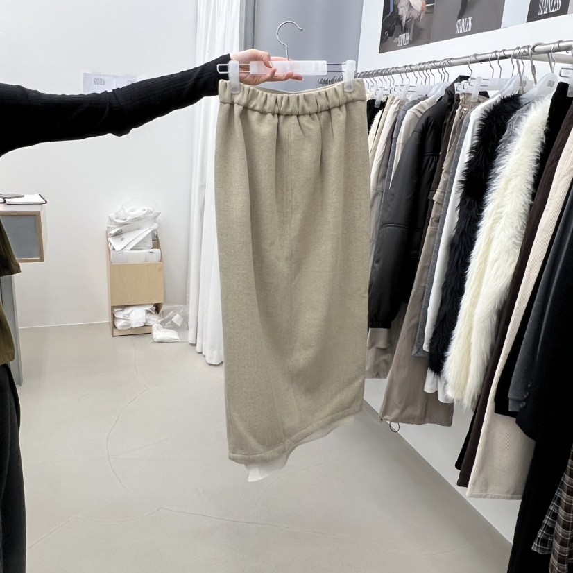 STAINLESS東大門㊣代購女裝新品25秋冬時尚真品半身裙中短裙STAINLESS半身裙/中短裙