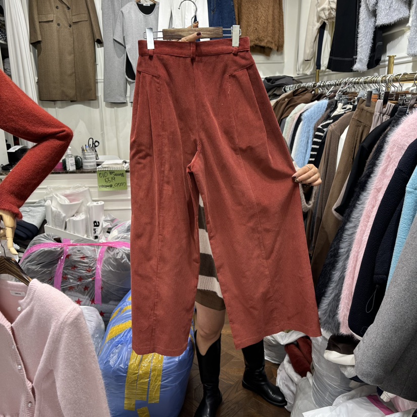 J.RITZY韓國代購㊣女士新品25秋冬推薦熱賣人氣休閑褲燈芯絨J.RITZY休閑褲