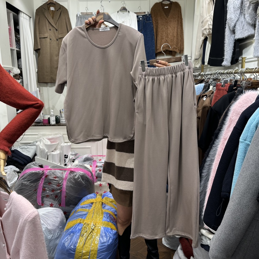 J.RITZY東大門㊣代購女士新品人氣休閑真品25秋冬套裝兩件套J.RITZY套裝圖色1