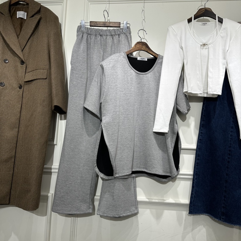 J.RITZY東大門㊣代購女士新品人氣休閑真品25秋冬套裝兩件套J.RITZY套裝圖色2