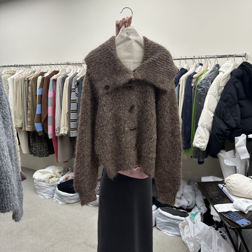 AMOEBA東大門㊣直郵女裝新品休閑推薦熱賣人氣25秋冬真品毛衣AMOEBA毛衣圖色2