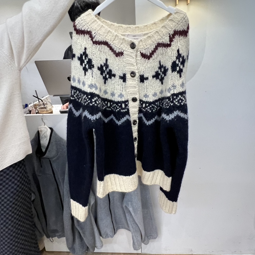 JINSIM東大門㊣實拍女裝新品職業熱賣推薦時尚休閑毛衣開衫JINSIM毛衣圖色1