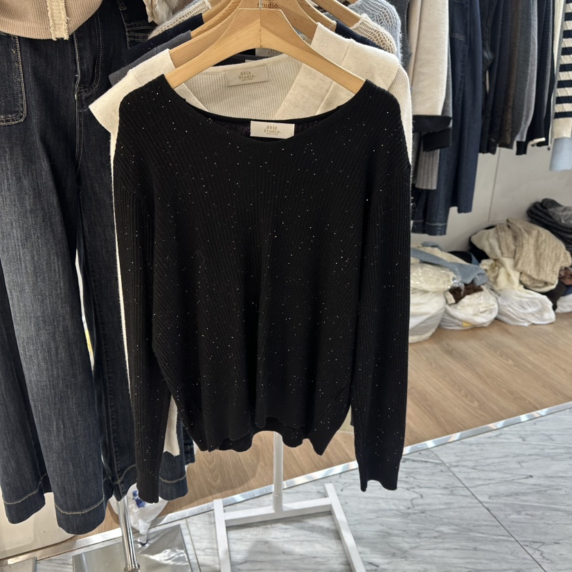 ABLESTUDIO韓國直郵㊣女士新品時尚人氣推薦熱賣25秋冬針織衫ABLESTUDIO針織衫圖色4