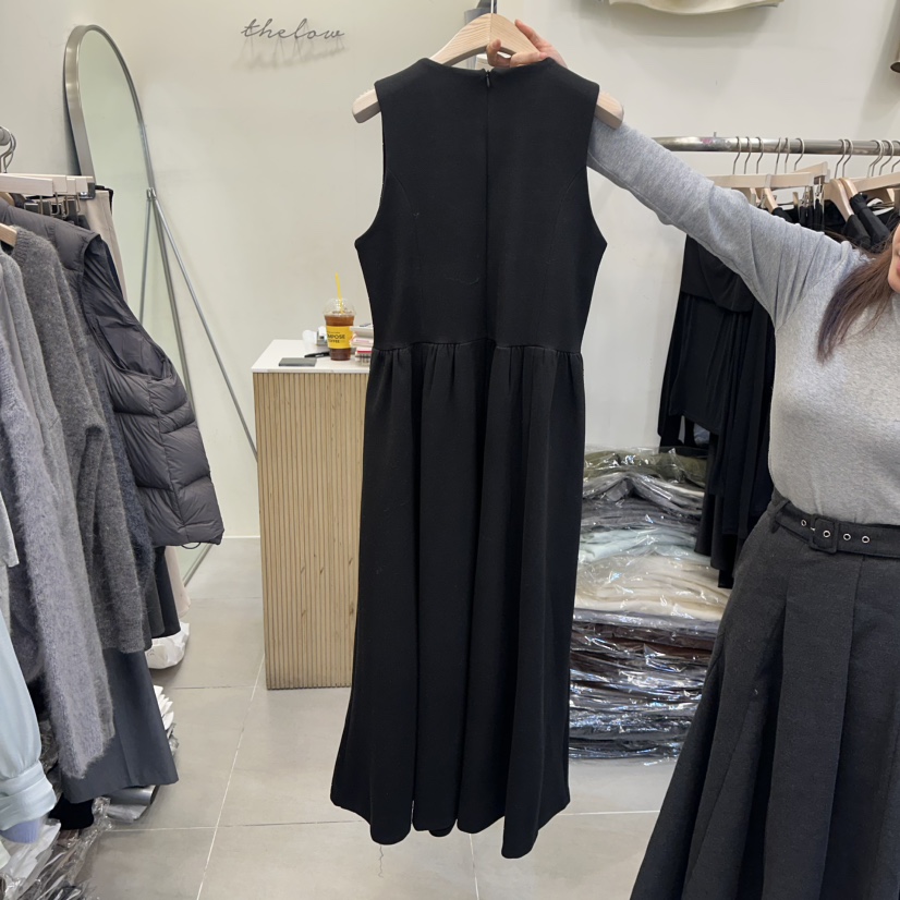 THE LOW東大門㊣直郵女士新品人氣推薦職業連衣裙不含腰帶THE LOW連衣裙