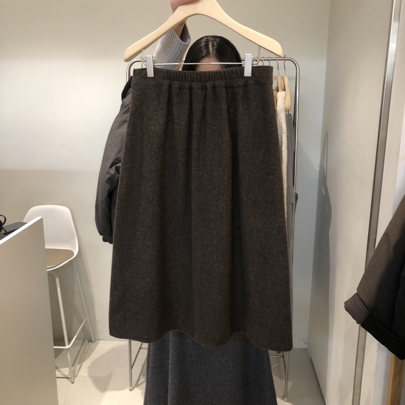 OUTRENE東大門㊣實拍女士新款休閑真品25秋冬熱賣半身裙中短裙OUTRENE半身裙/中短裙