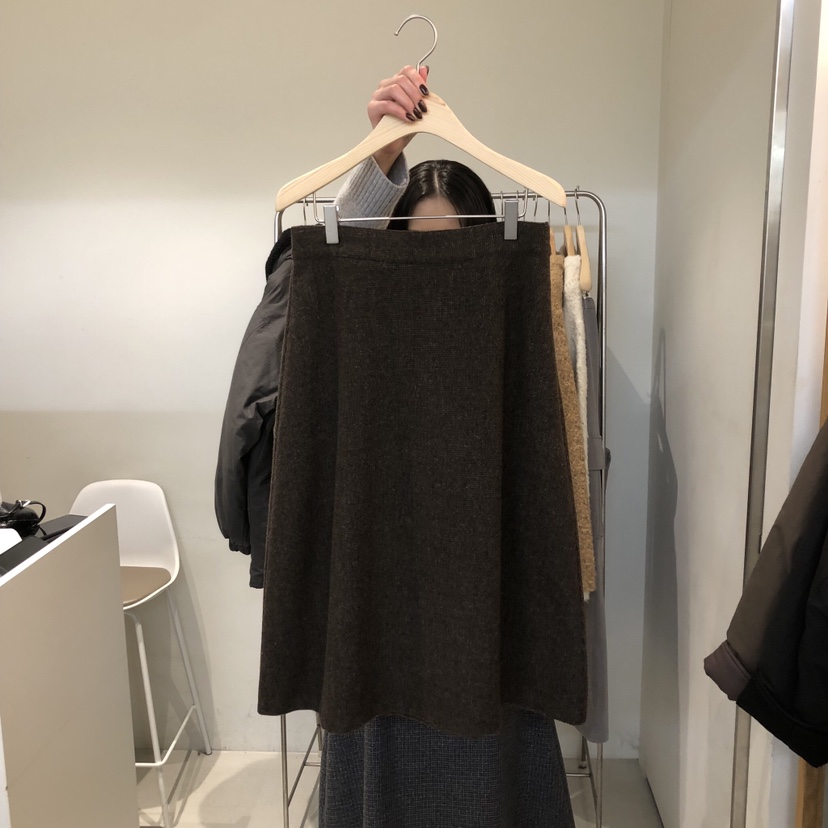 OUTRENE東大門㊣實拍女士新款休閑真品25秋冬熱賣半身裙中短裙OUTRENE半身裙/中短裙圖色2