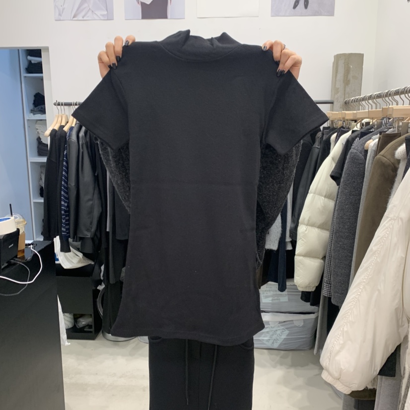 RECOVER東大門㊣實拍女士新款推薦真品休閑人氣職業T恤安哥拉RECOVER/MOMENTT恤圖色2