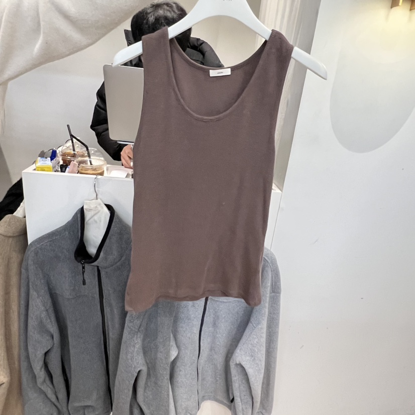 JINSIM東大門㊣直郵女裝新款25秋冬休閑推薦時尚熱賣吊帶背心JINSIM吊帶/背心圖色5