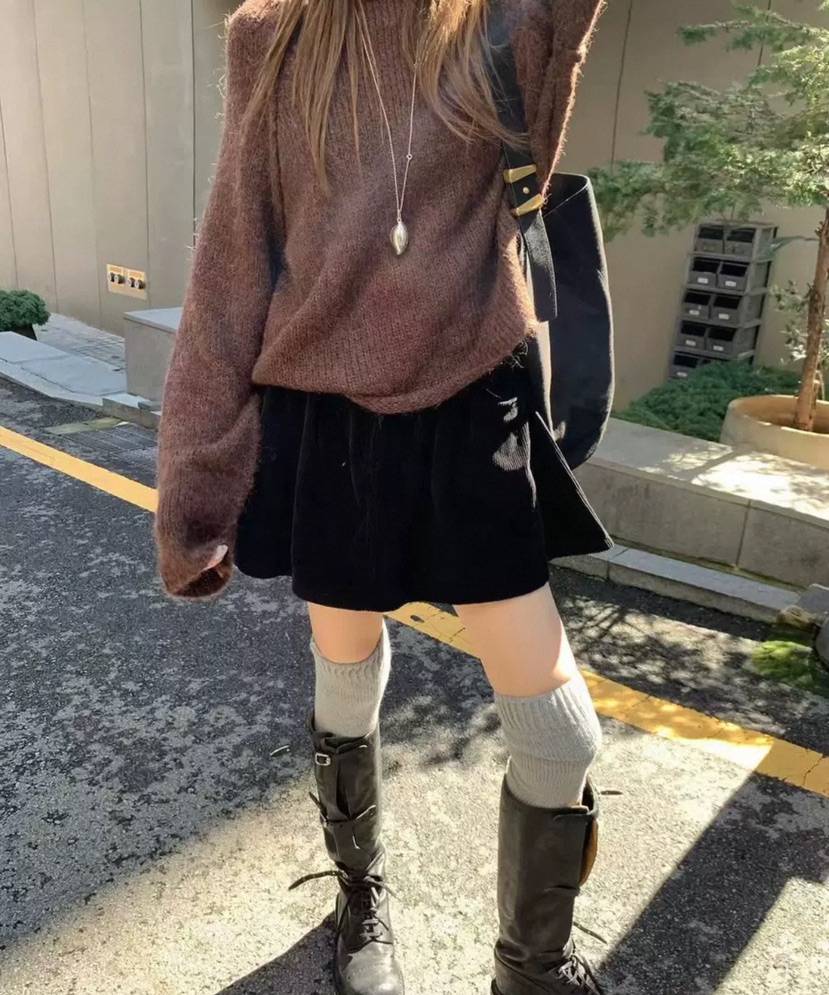 SHOP POSTER東大門㊣直郵女士新品推薦休閑熱賣短裙燈芯絨SHOP_POSTER短裙圖色2