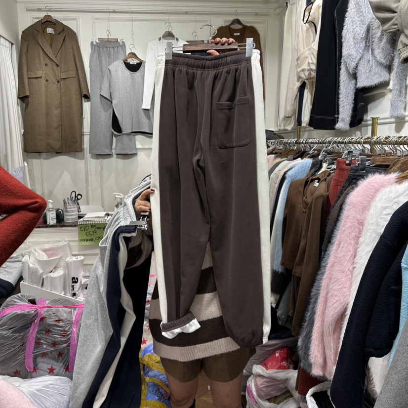 J.RITZY韓國代購㊣女士新品休閑人氣時尚真品熱賣休閑褲加絨J.RITZY休閑褲