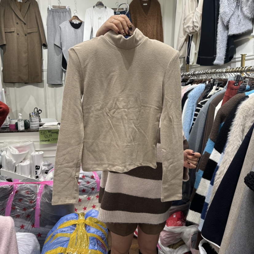 J.RITZY韓國代購㊣女士新品休閑25秋冬推薦職業時尚長袖T恤J.RITZY長袖T恤圖色3