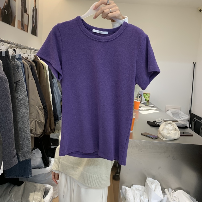 THERE東大門㊣直郵女士新品時尚熱賣推薦真品人氣25秋冬T恤兔子THERET恤圖色2