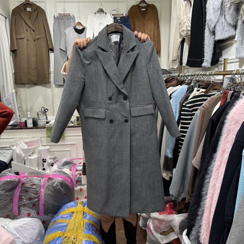 J.RITZY東大門㊣實拍女裝新品人氣休閑真品推薦25秋冬長款風衣J.RITZY長款風衣圖色2