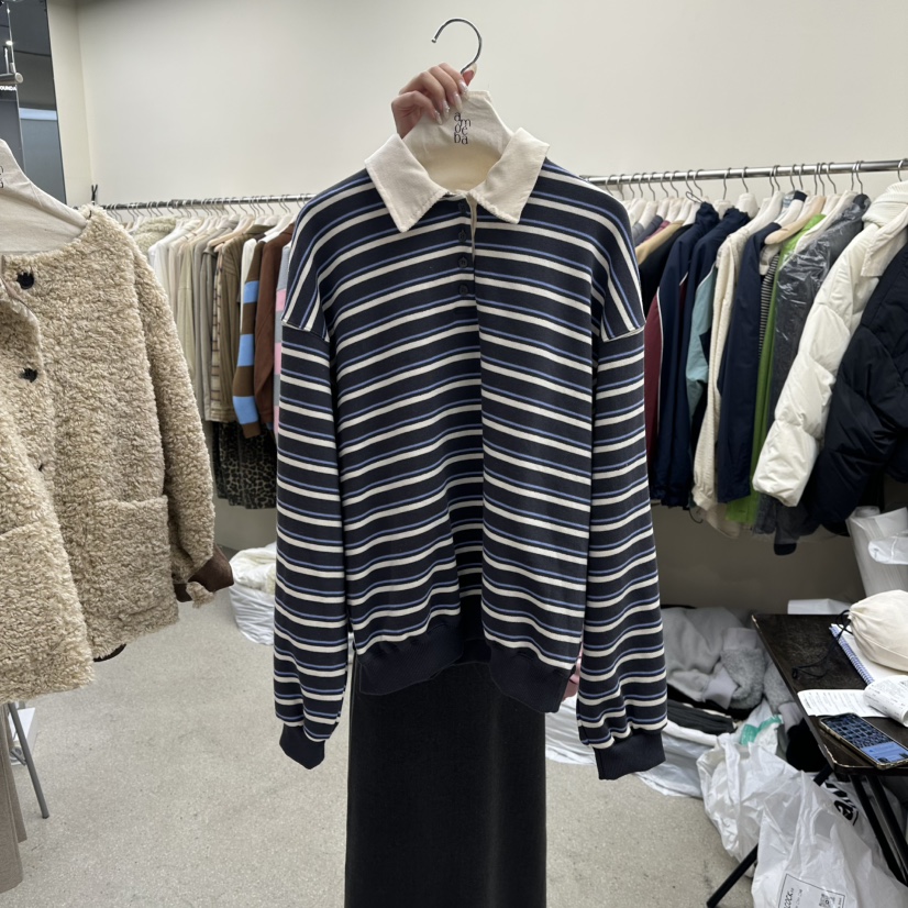 AMOEBA東大門㊣實拍女士新品熱賣休閑25秋冬人氣時尚推薦衛衣AMOEBA衛衣圖色2