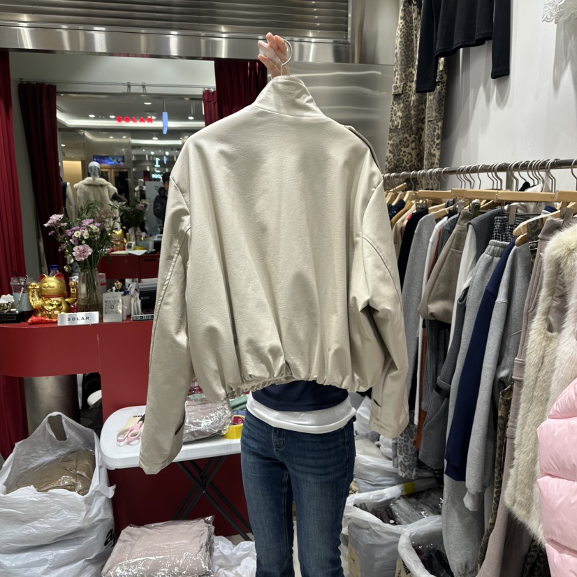 SOLAR韓國直郵㊣女士新款人氣熱賣真品推薦休閑25秋冬職業夾克SOLAR夾克