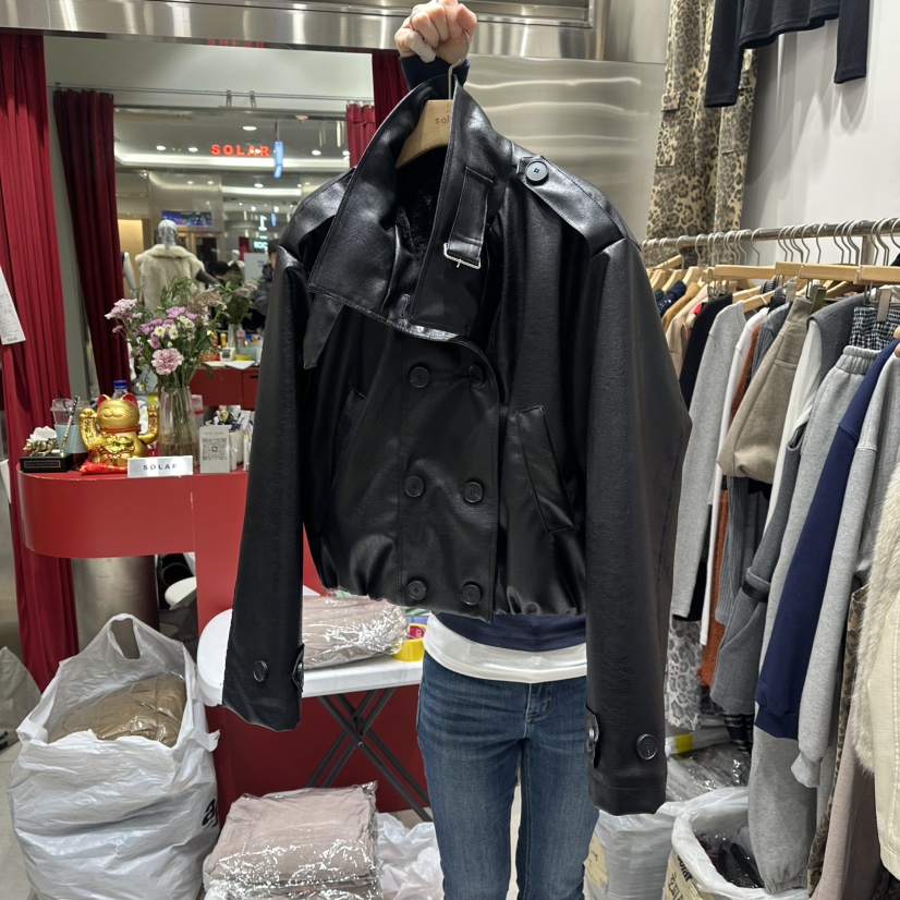 SOLAR韓國直郵㊣女士新款人氣熱賣真品推薦休閑25秋冬職業夾克SOLAR夾克圖色2