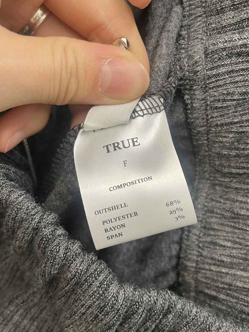 TRUE東大門㊣代購女裝新款熱賣職業真品時尚25秋冬休閑褲加絨TRUE休閑褲