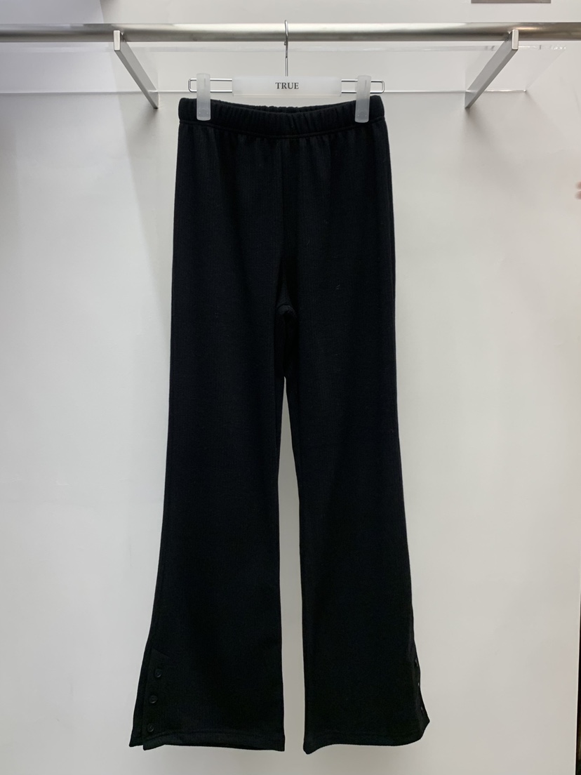 TRUE東大門㊣代購女裝新款熱賣職業真品時尚25秋冬休閑褲加絨TRUE休閑褲圖色2黑色