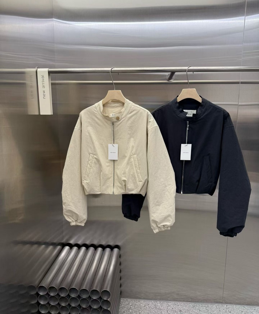 VELVET UNDERGROUND韓國直郵㊣女裝新款人氣真品時尚推薦夾克VELVET UNDERGROUND夾克圖色2左二色